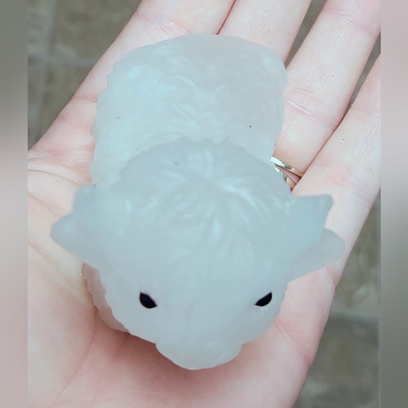 Clear Quarts Highland Cow Crystal Carving. Imperfect. Collector. - Picture 6 of 14